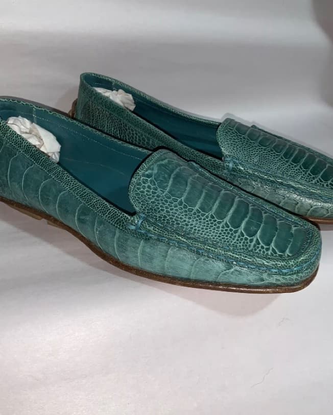 GUCCI size 7B croc driving mocs - Image 4