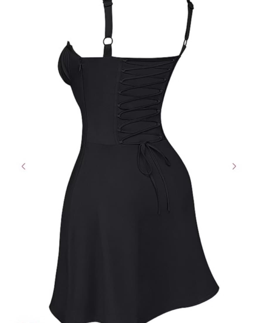House Of CB Black Mini Carlotta Corset - Image 6
