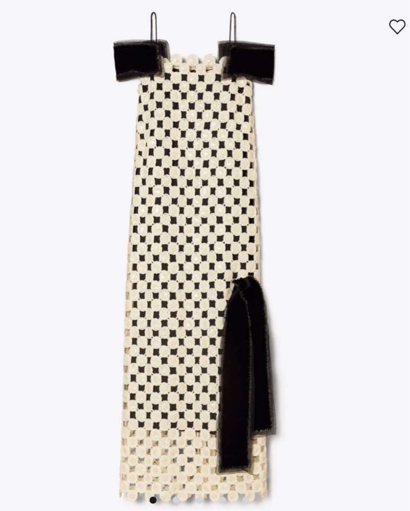 Tory Burch WOOL GUIPURE EMBELLISHED DRESS - Image 2