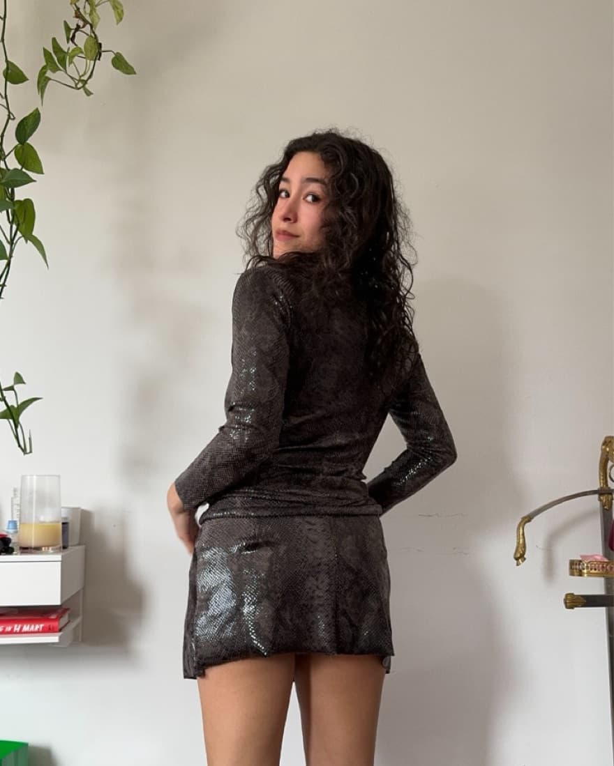 Faux Snakeskin Matching Set - Image 3