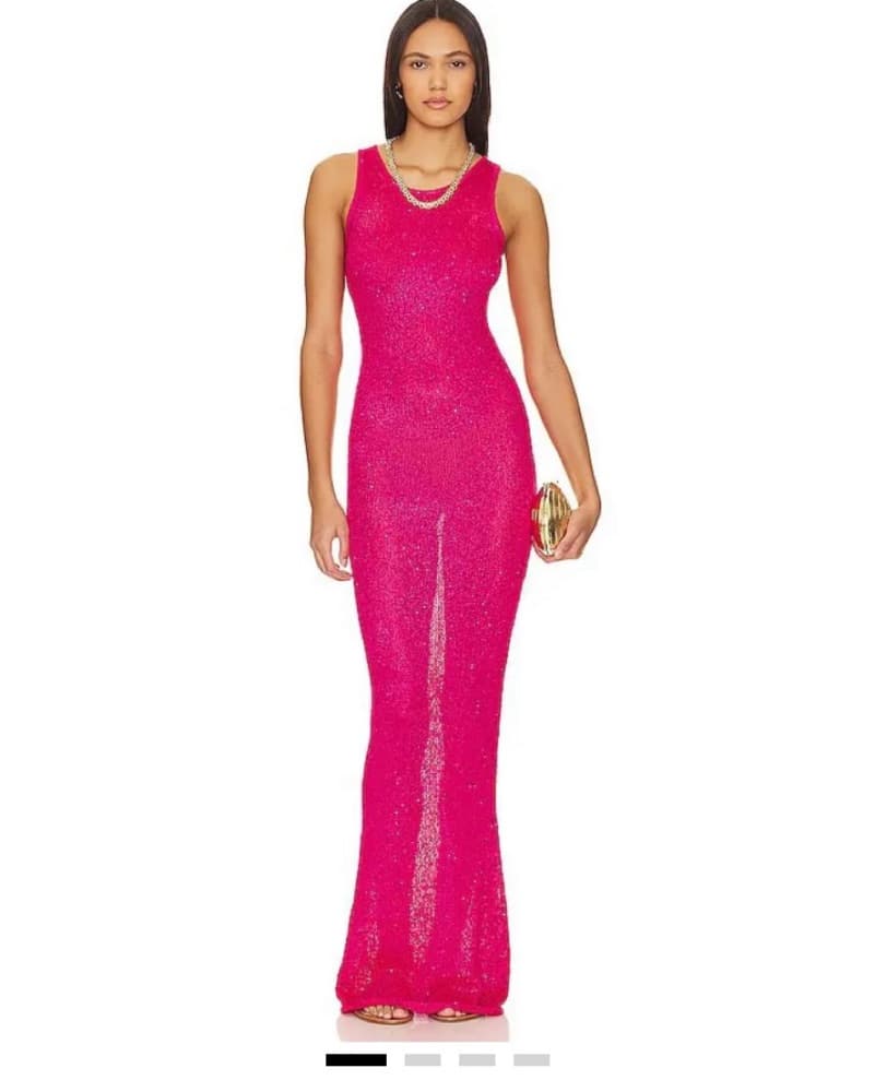 Asta Resort Natalia Dress In Fuchsia  - Image 2