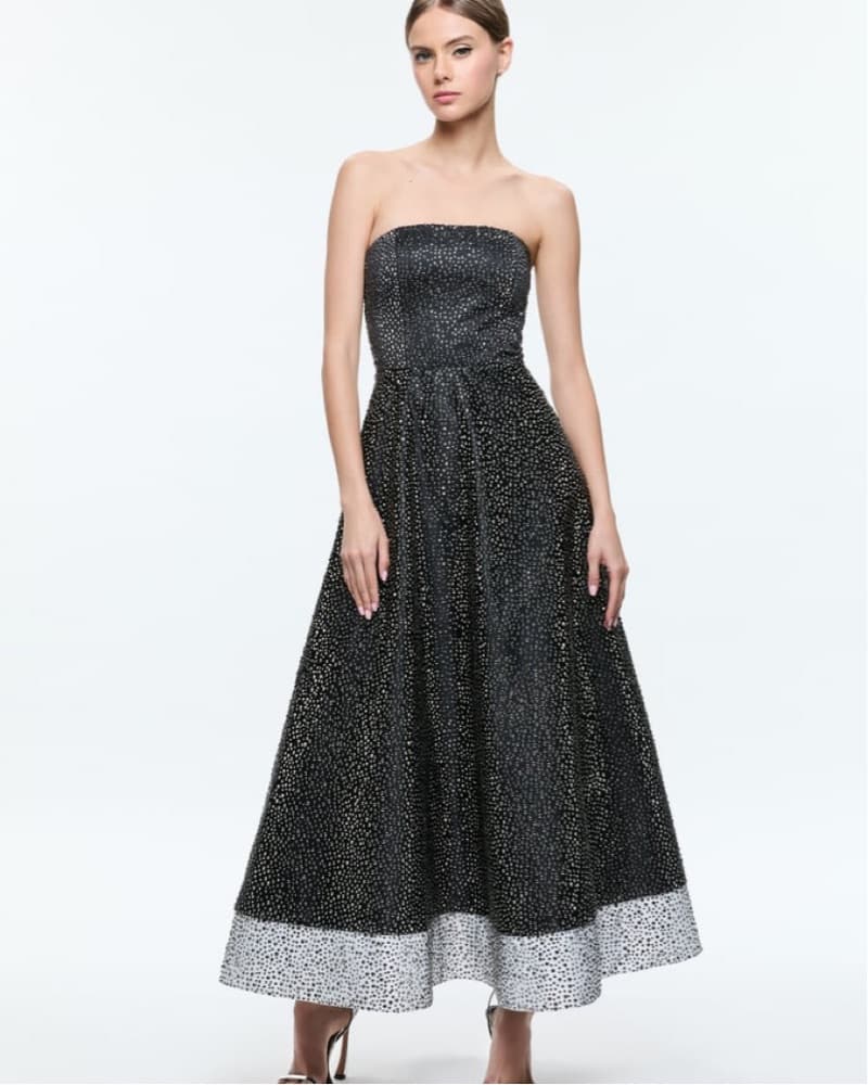 Alice And Olivia Crystal Bijou Gown - Image 1