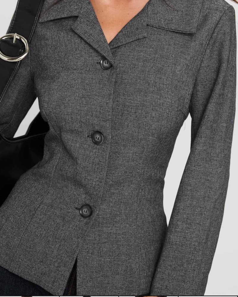 Tweedle Jacket Grey  - Image 3