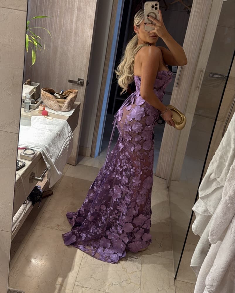 Lilac Maxi Gown bronx And banco dress - Image 5