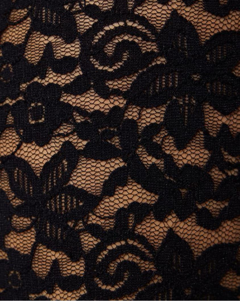 Lace Sheer Black Maxi Skirt - Image 5