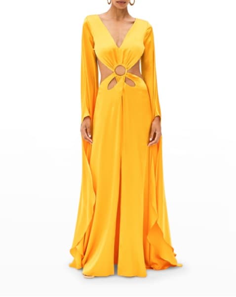 Cult Gaia Satin Gown - Image 3