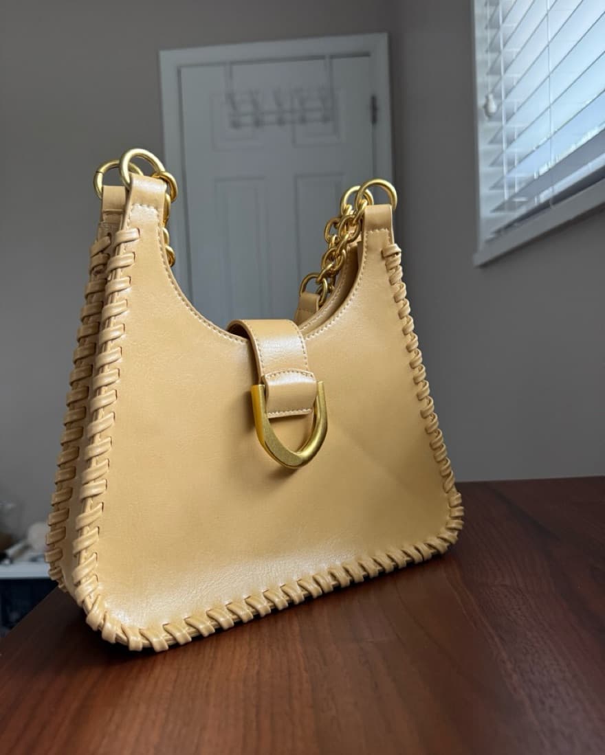 Butter Yellow Western Buckle Purse - Image 2