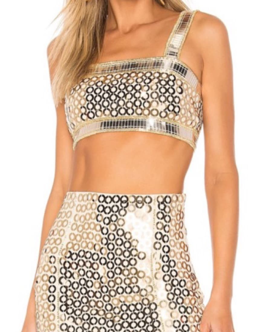 Revolve Hours Gold Top - Image 2