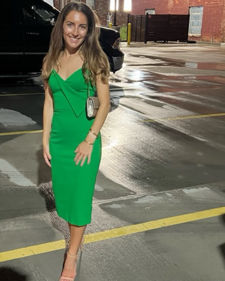 Green Midi Dress - Image 1