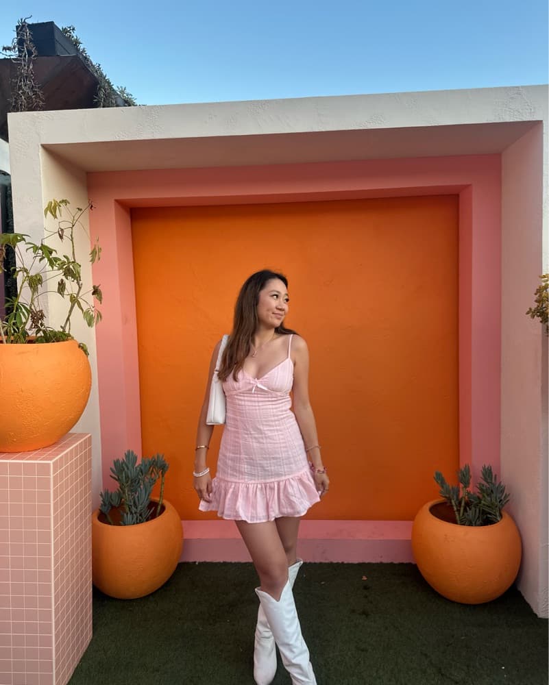 PepperMayo Pink Dress - Image 1