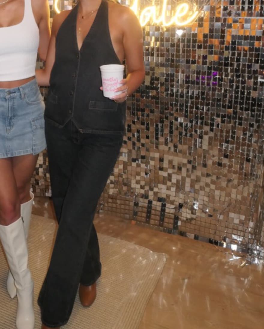 Lioness Denim & Halter Top Set - Image 1