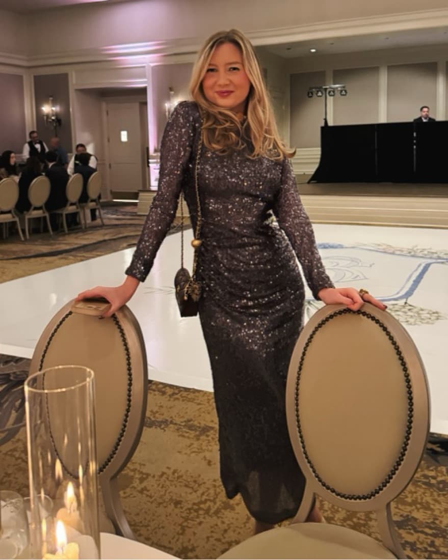 Gunmetal Sequin Dress - Image 5