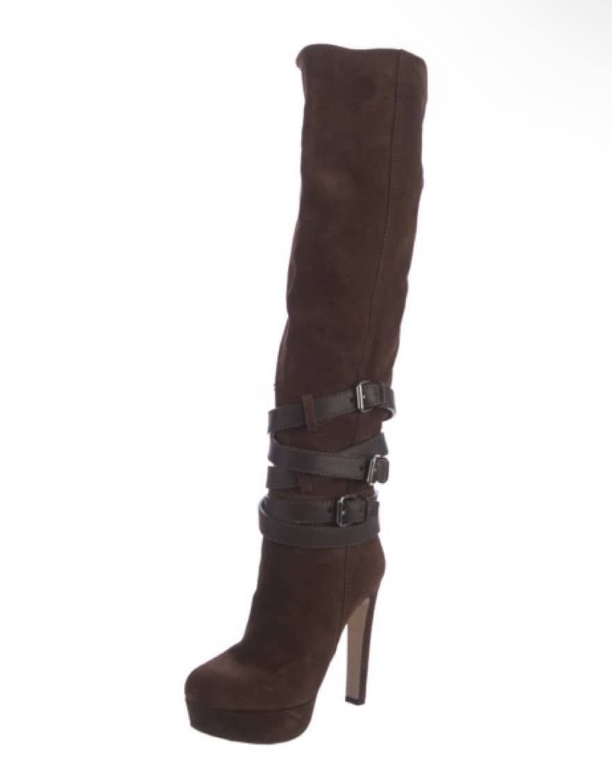 Miu Miu Suede Boots - Image 1
