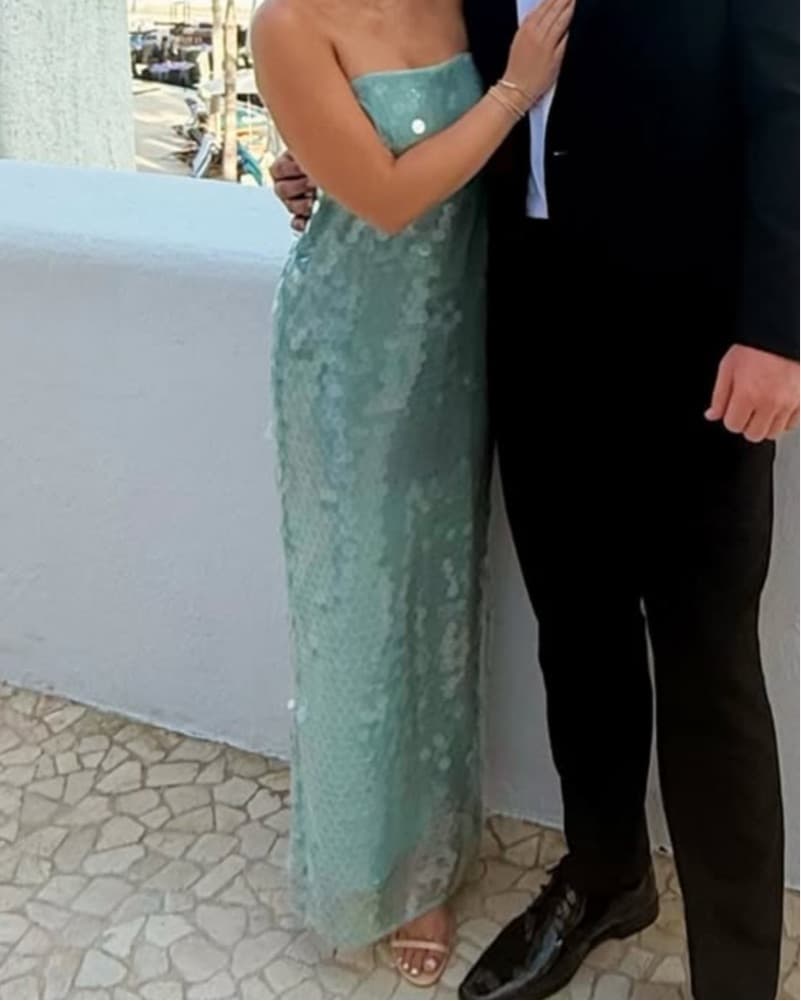 Staud Casey Dress In Mint - Image 2