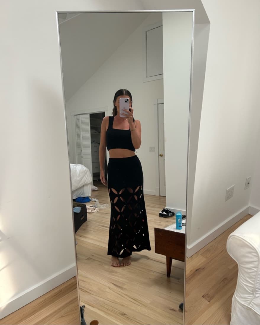 Two Piece Black Knit Set  - Image 1