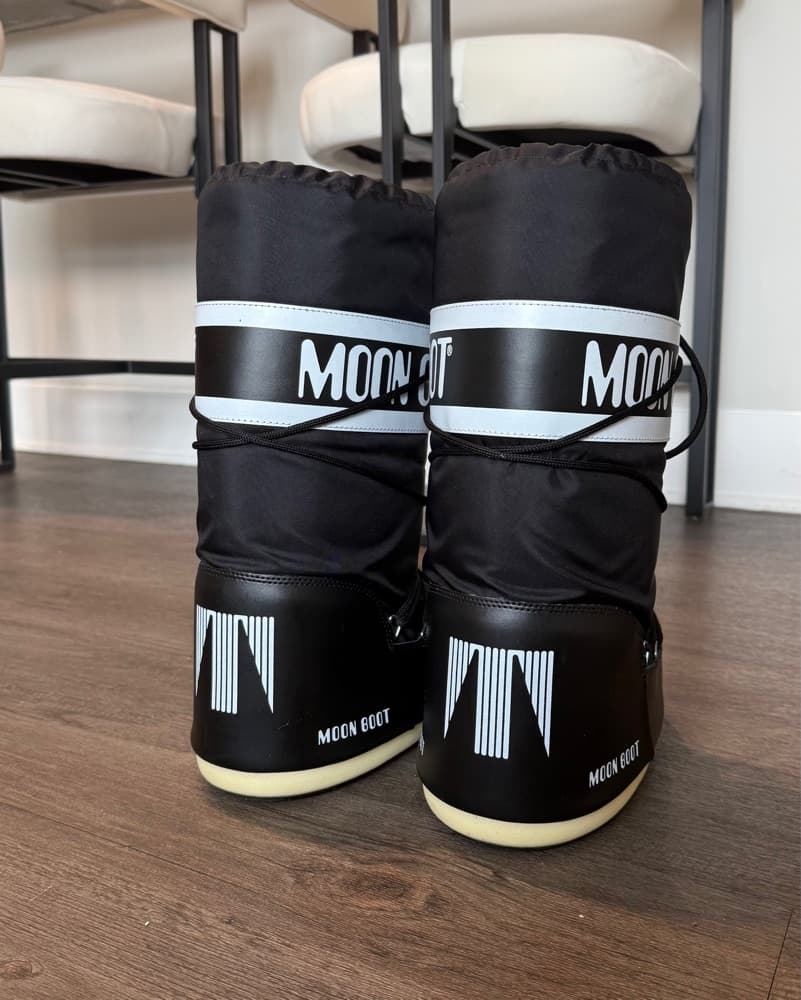 Black and White Moon Boots  - Image 2