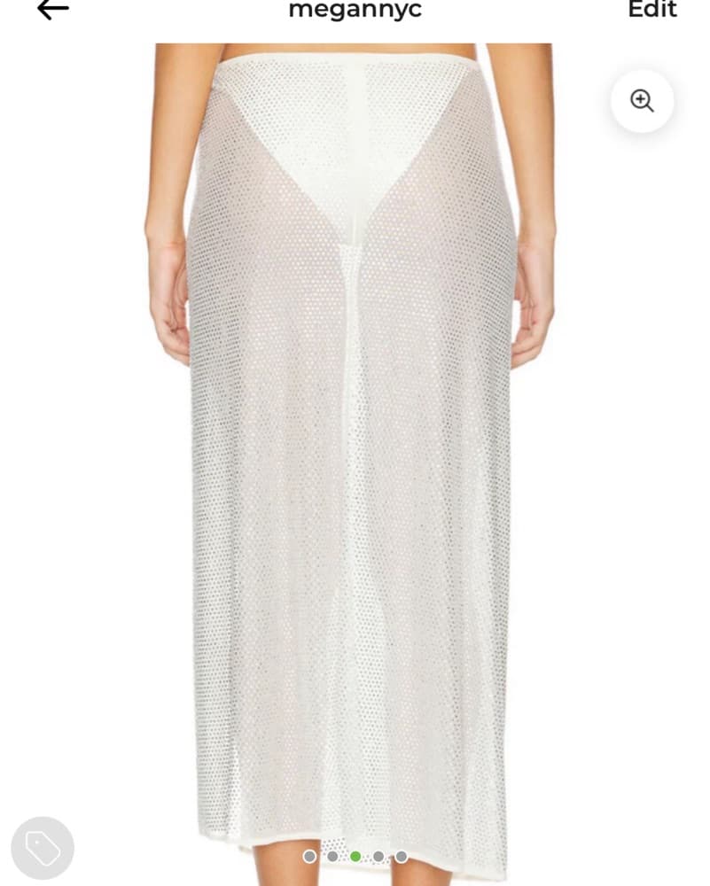 WeWoreWhat Rhinestone Coverup - Image 3