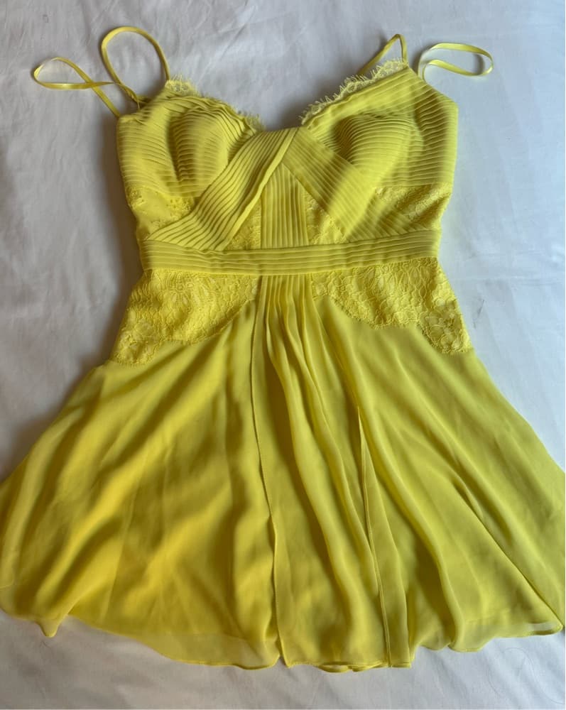 Yellow Versace Inspired Dress  - Image 1
