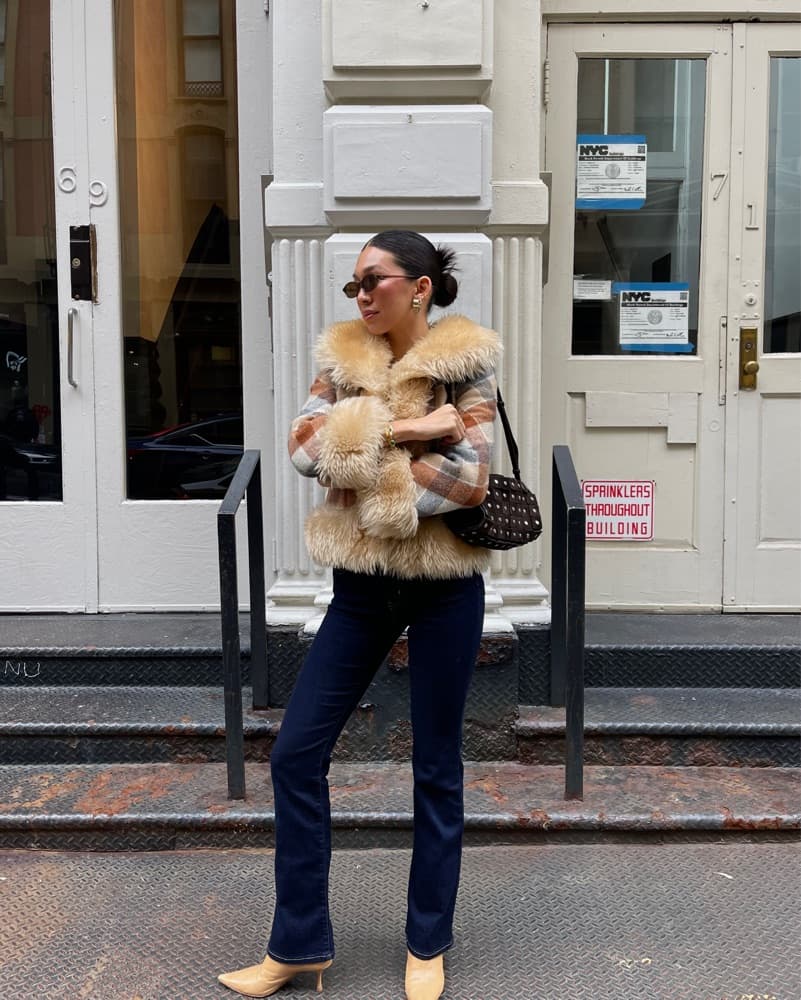 Vintage fur lined coat - Image 3