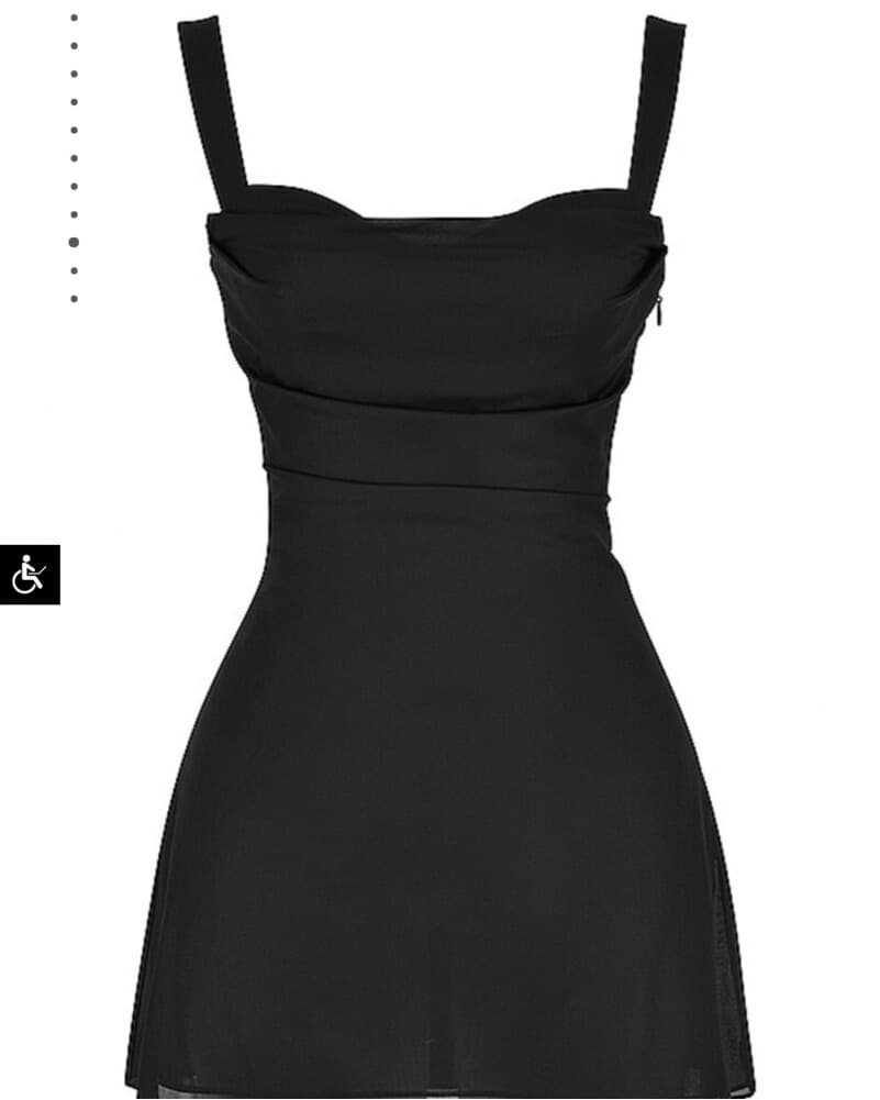 Black Mistress Rocks Mini Dress - Image 3
