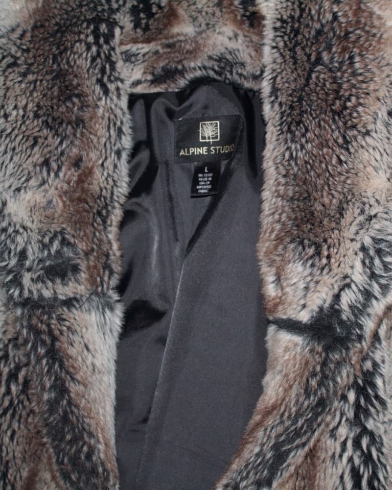 Faux Fur Coat  - Image 2