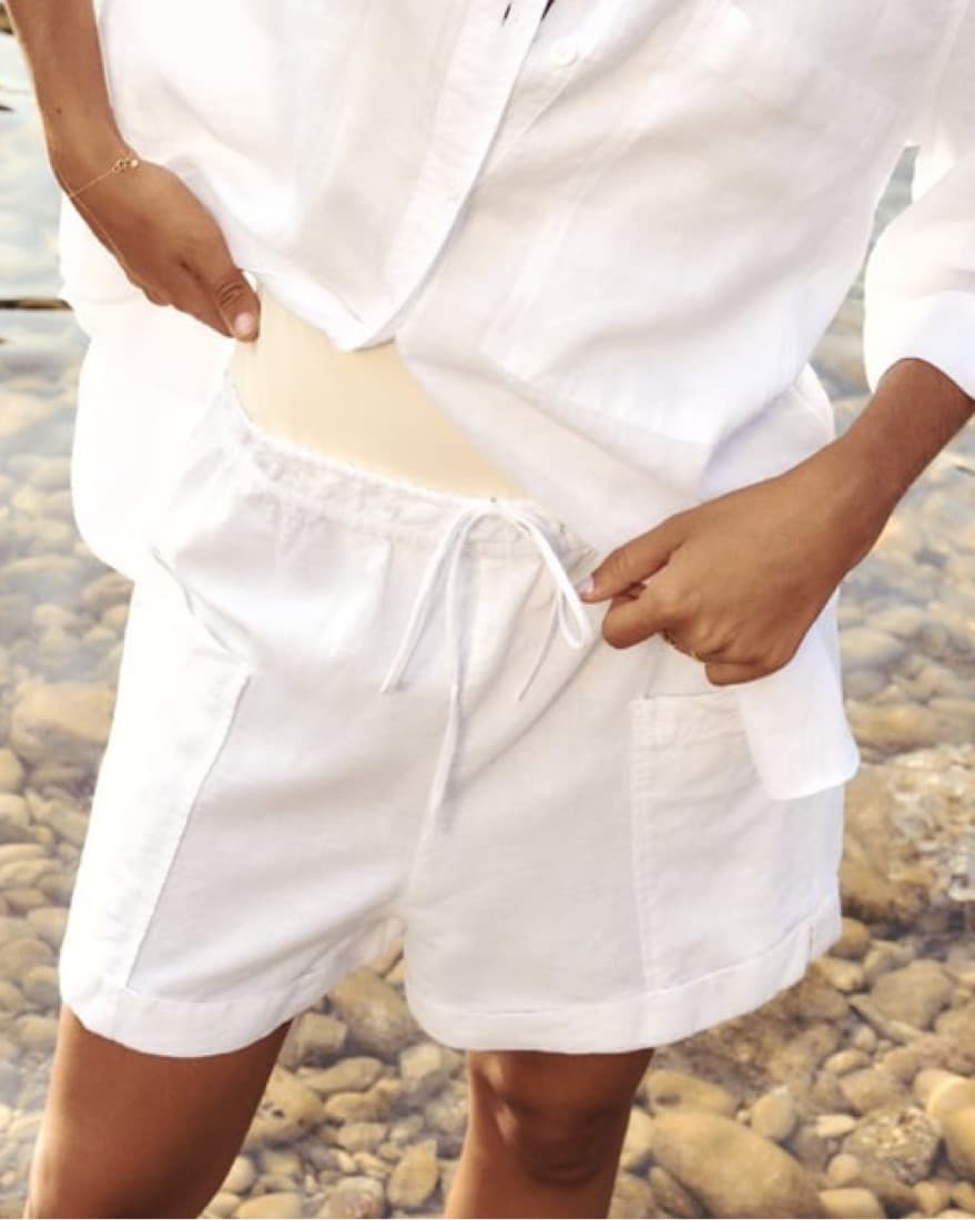Zara Linen Shorts - Image 1