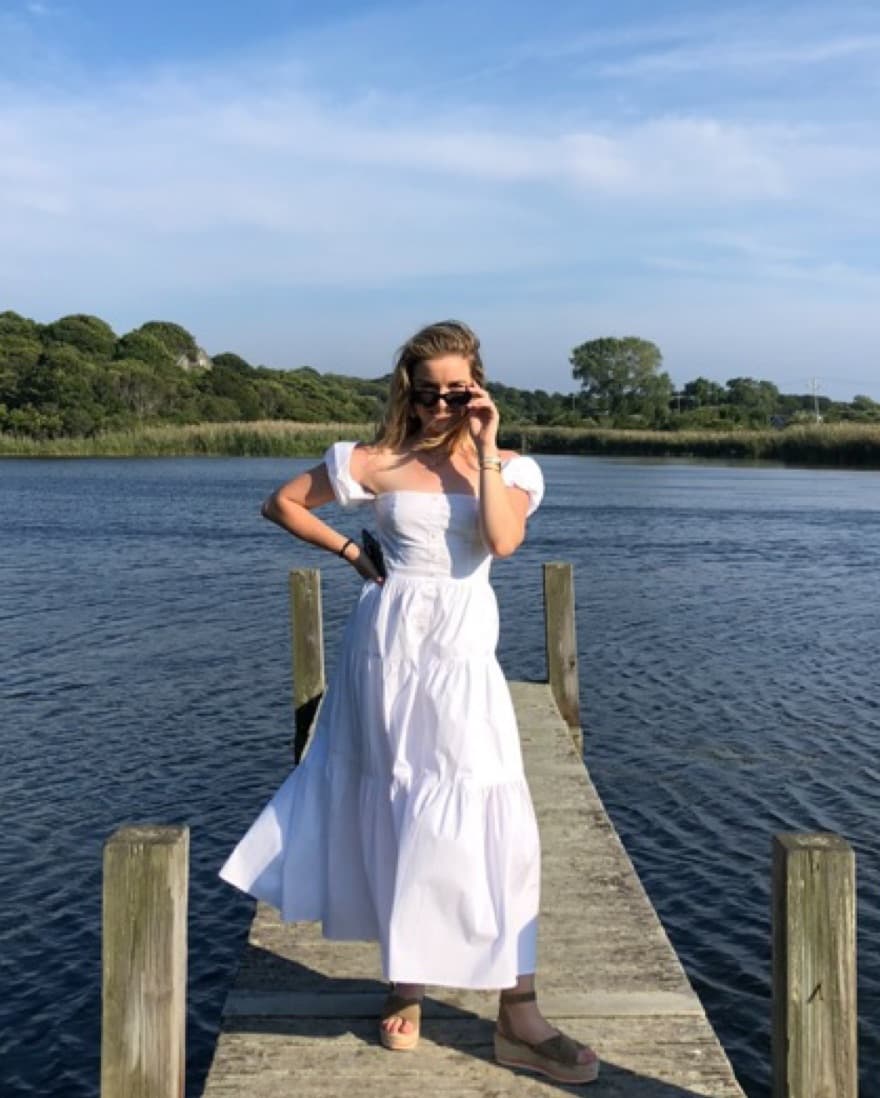 Staud White Elio Dress - Image 2