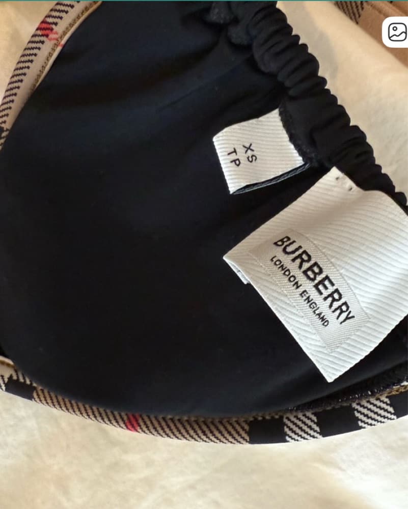 Burberry Plaid Trim Bikini - Image 3