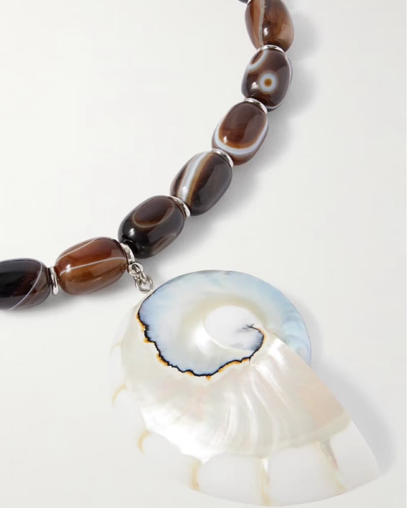 Netaporter x Julietta Shell Necklace - Image 4