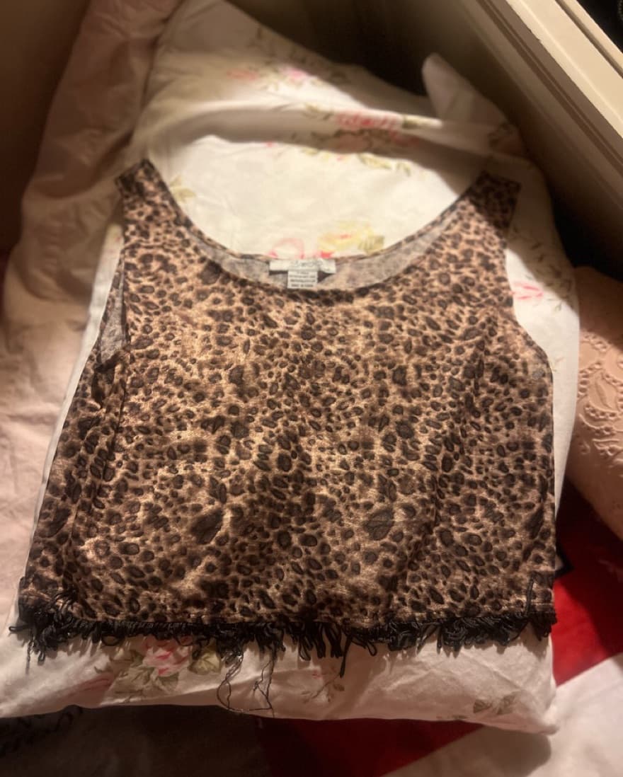 Vinatge Cheetah Top  - Image 2