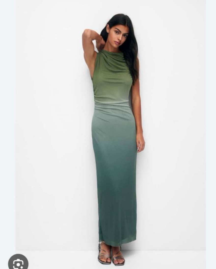 Ombre Mesh Maxi Dress - Image 1