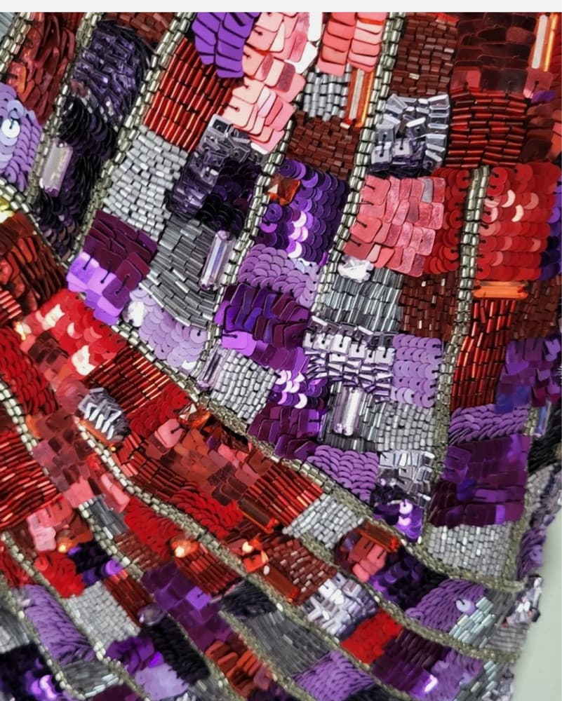 Alice + Olivia Sequin Beaded Mini Dress - Image 6