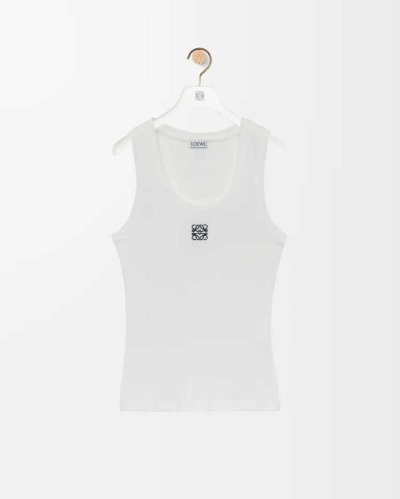 White Loewe Tank Top - Image 2