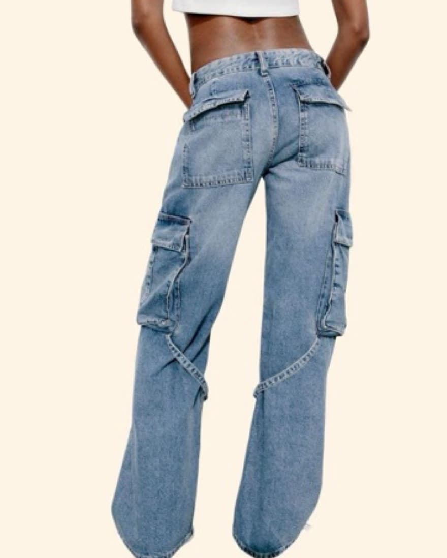 Zara Cargo Jeans - Image 2