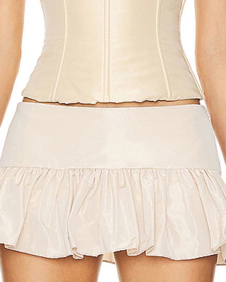 Ruffle Mini Skirt - Image 2