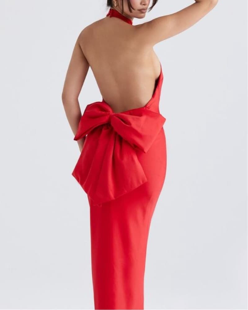 House Of CB Red Dress - Image 3