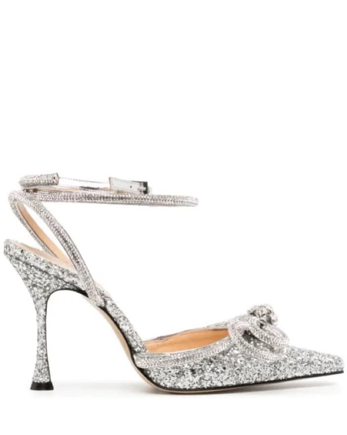 Mach & Mach Sparkly Heels - Image 3