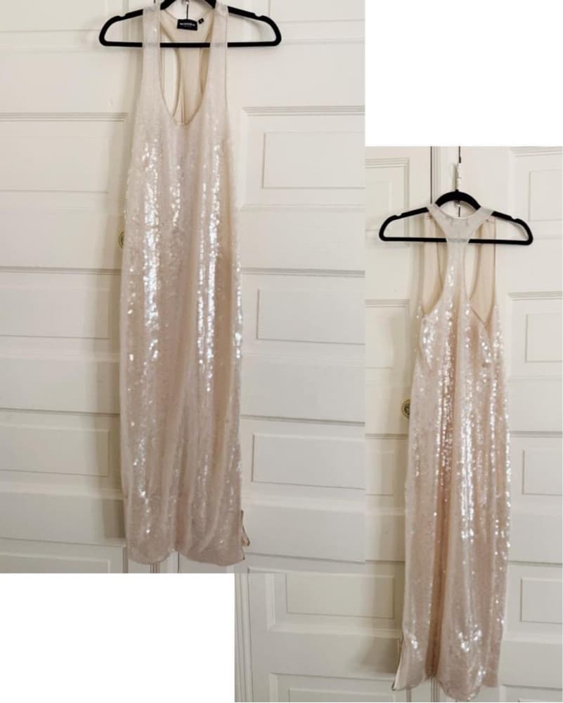 Retrofete Bella Dress In Cream - Image 3