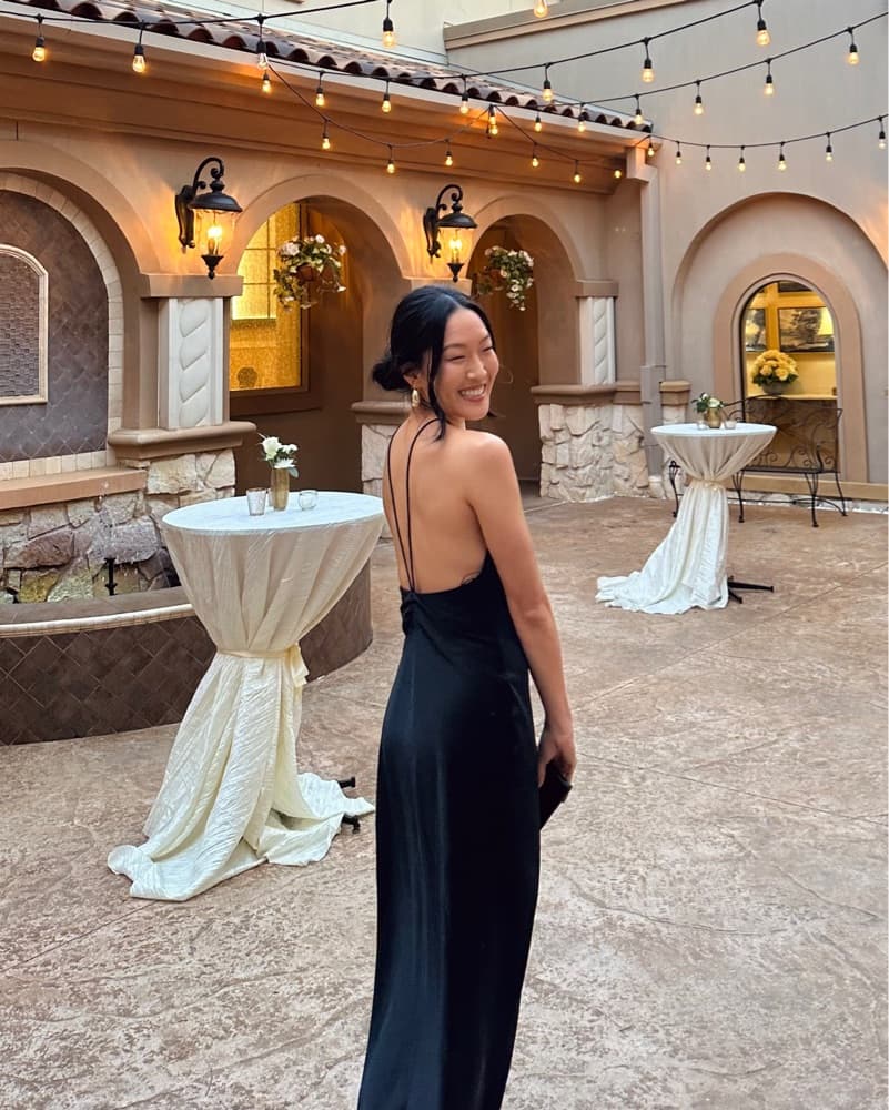 Significant Other Black Halter Dress - Image 4