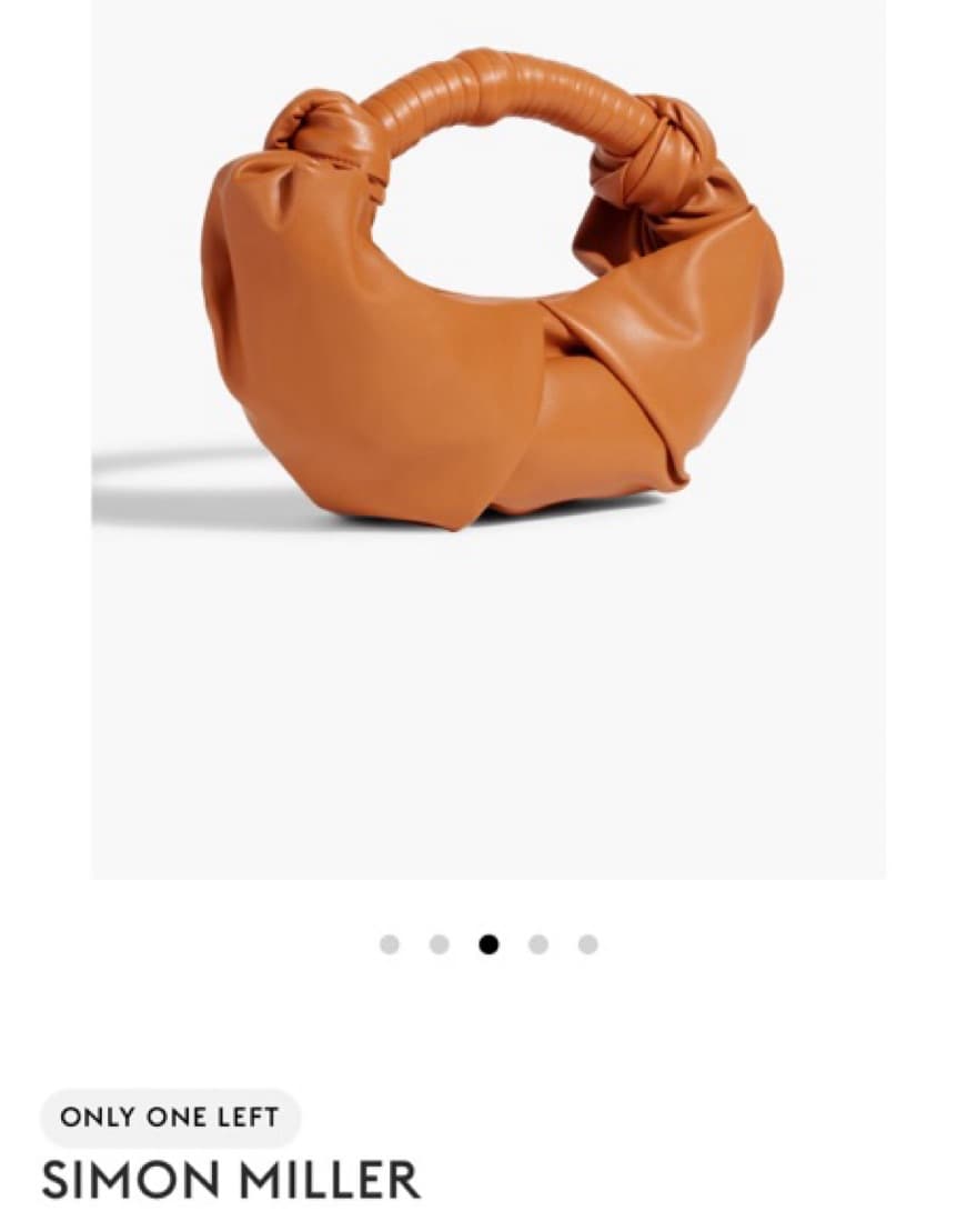 SIMON MILLER orange Loosy Leather Bag - Image 1
