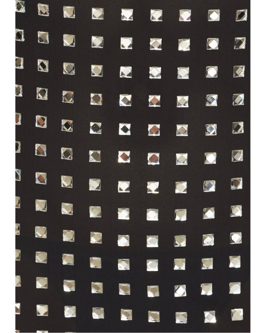 NBD Zenni Mini Dress in Black & Silver - Image 4