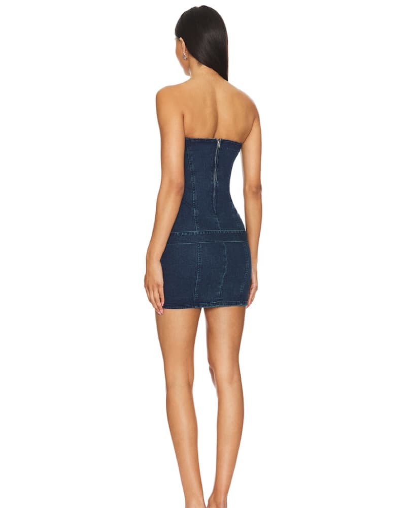 Jean Mini Dress - Image 2