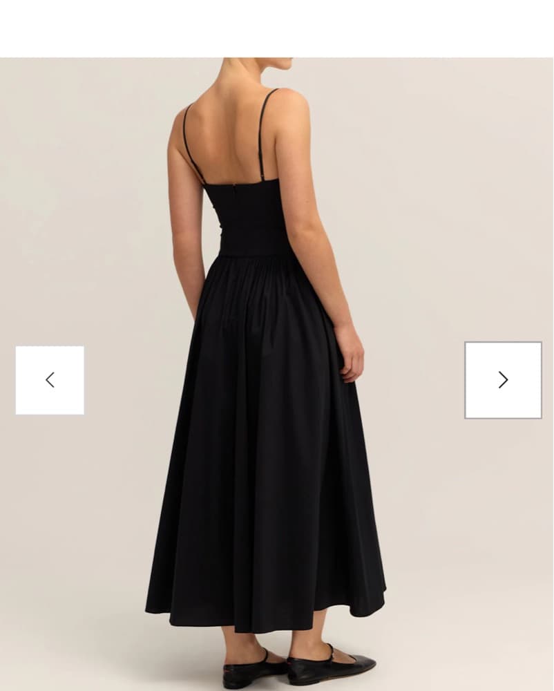 Staud Dena Dress Black Size 4 - Image 2