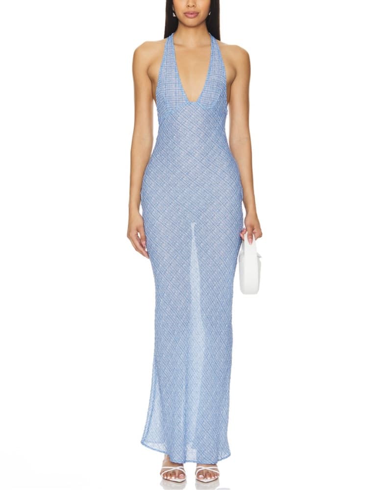 Swimsuit Cover up Maxi Dress - Image 1