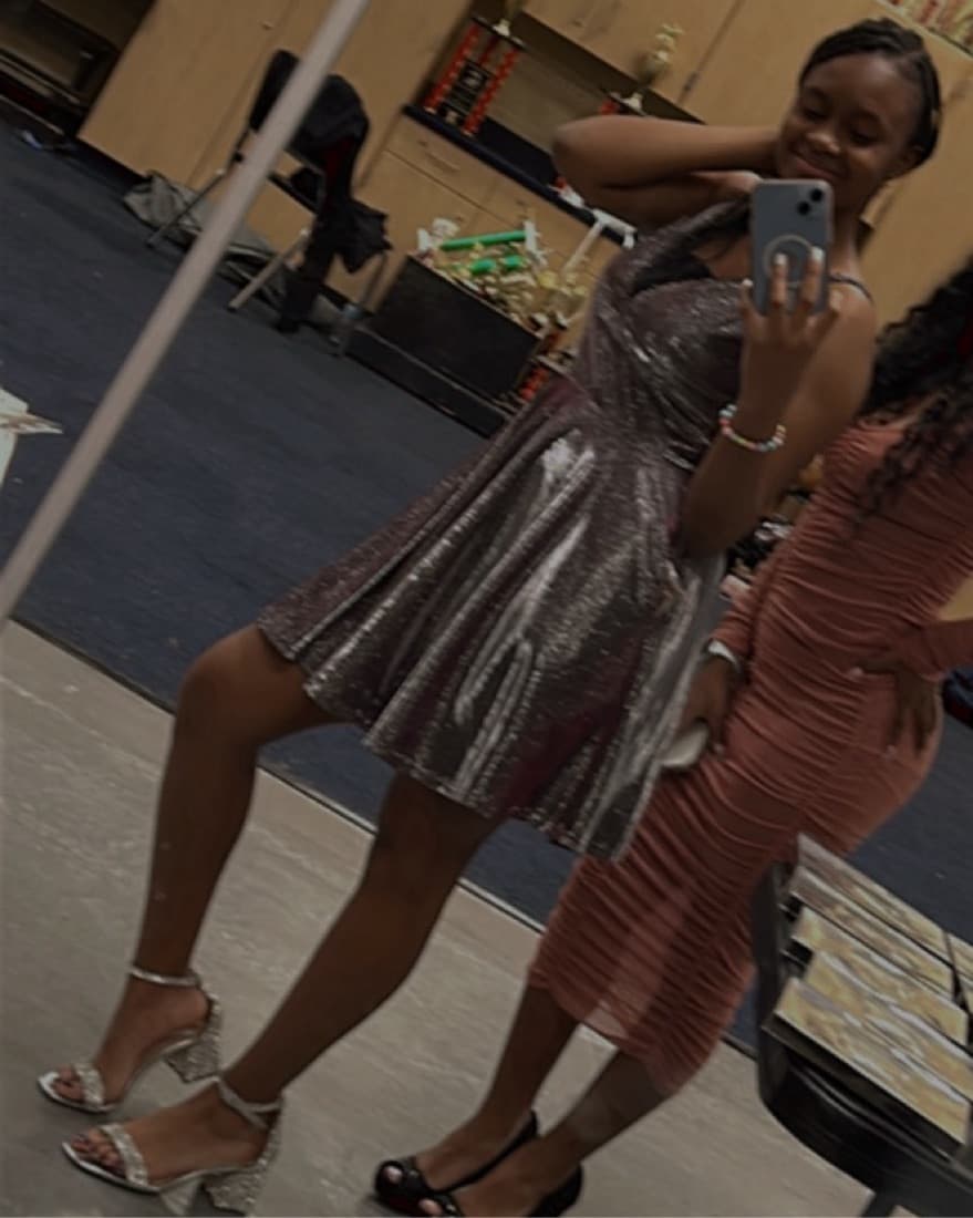 Metallic Sparkly Dress - Image 1