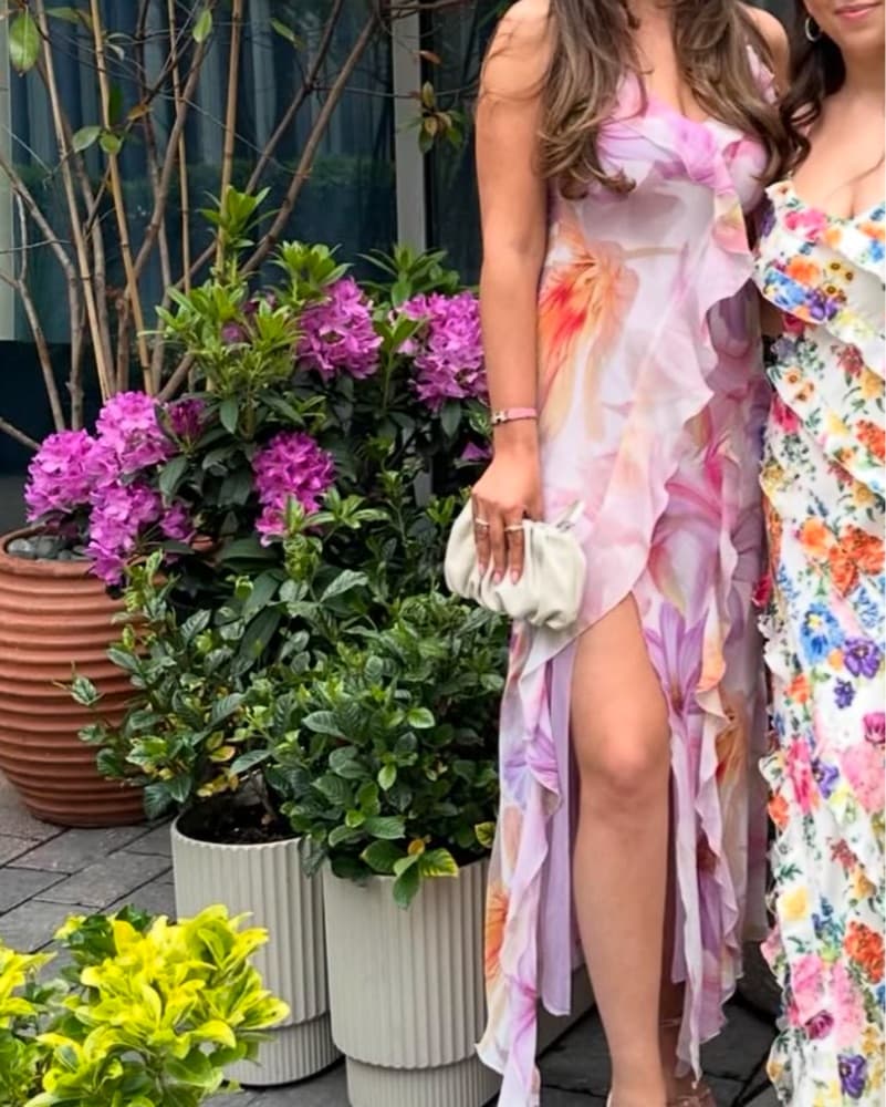 Vibrant Floral Maxi Dress - Image 3