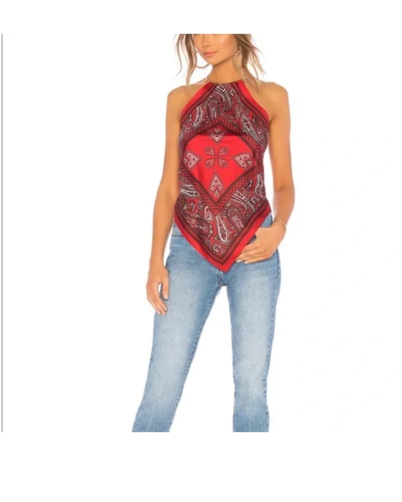 Diane Von Furstenberg Silk Scarf Top - Image 2