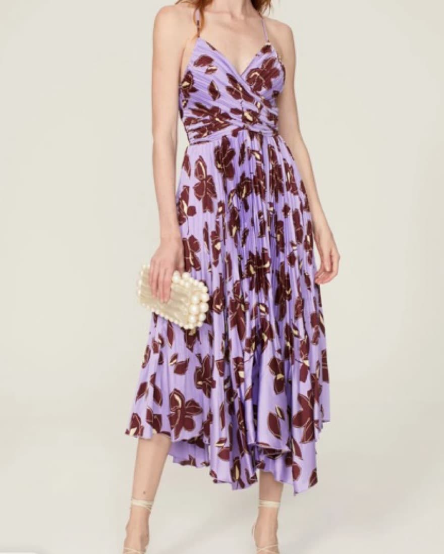 SIMKHAI Portia Midi Dress - Image 1