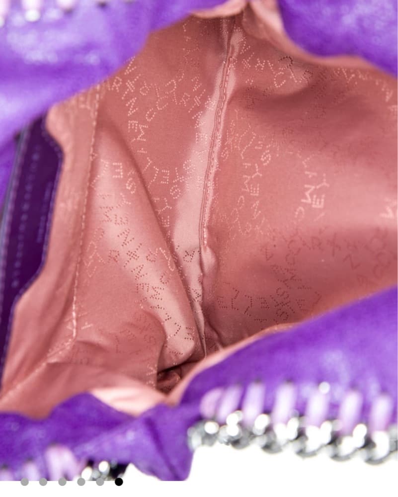 Stella McCartney Purple Shoulder Bag - Image 3
