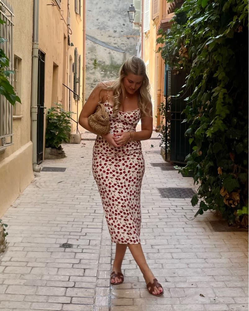 Cherry Midi Dress - Image 4